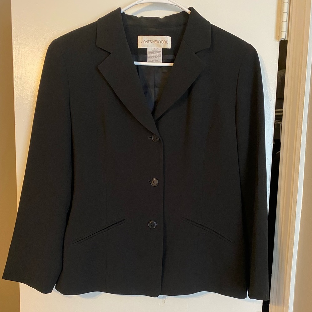 Jones New York black jacket